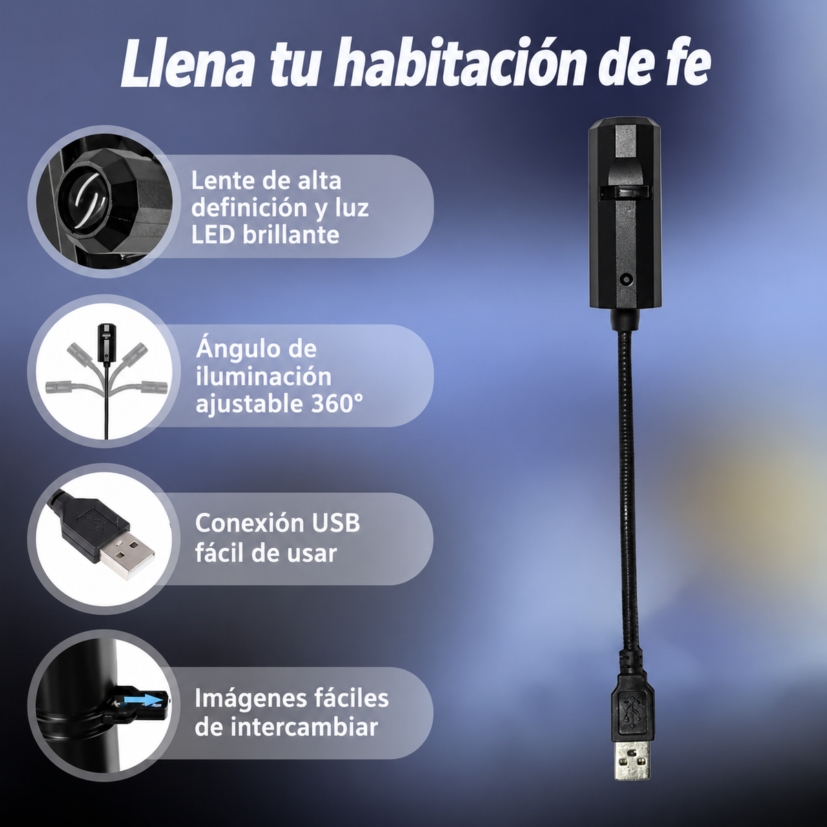 ORREN™ — Proyector Luz de Fe