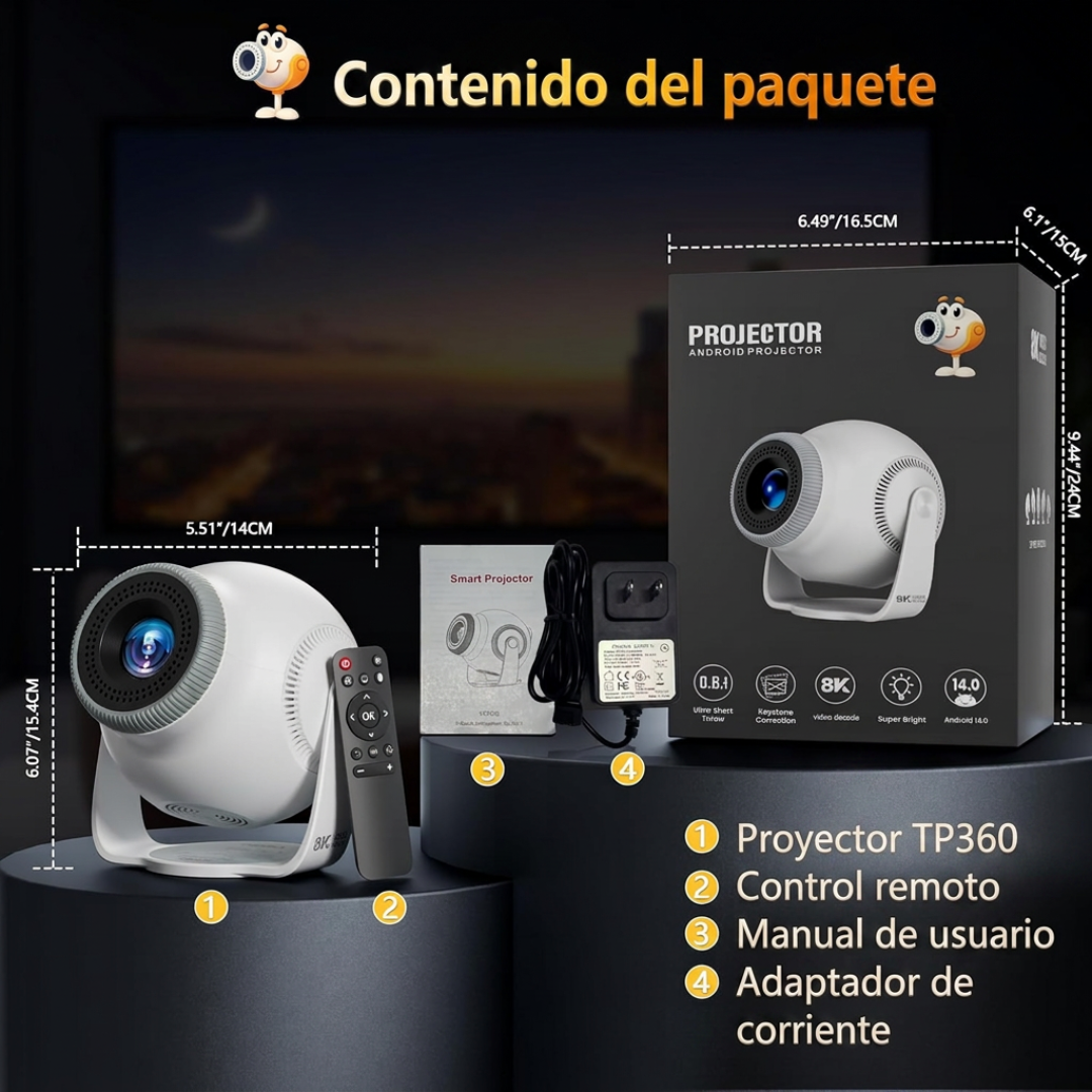 Golux: Proyector Portátil