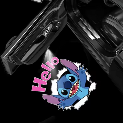 Stitch Welcome Light Car Door