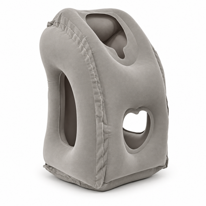 Inflatable Pillow with Head & Chin Support